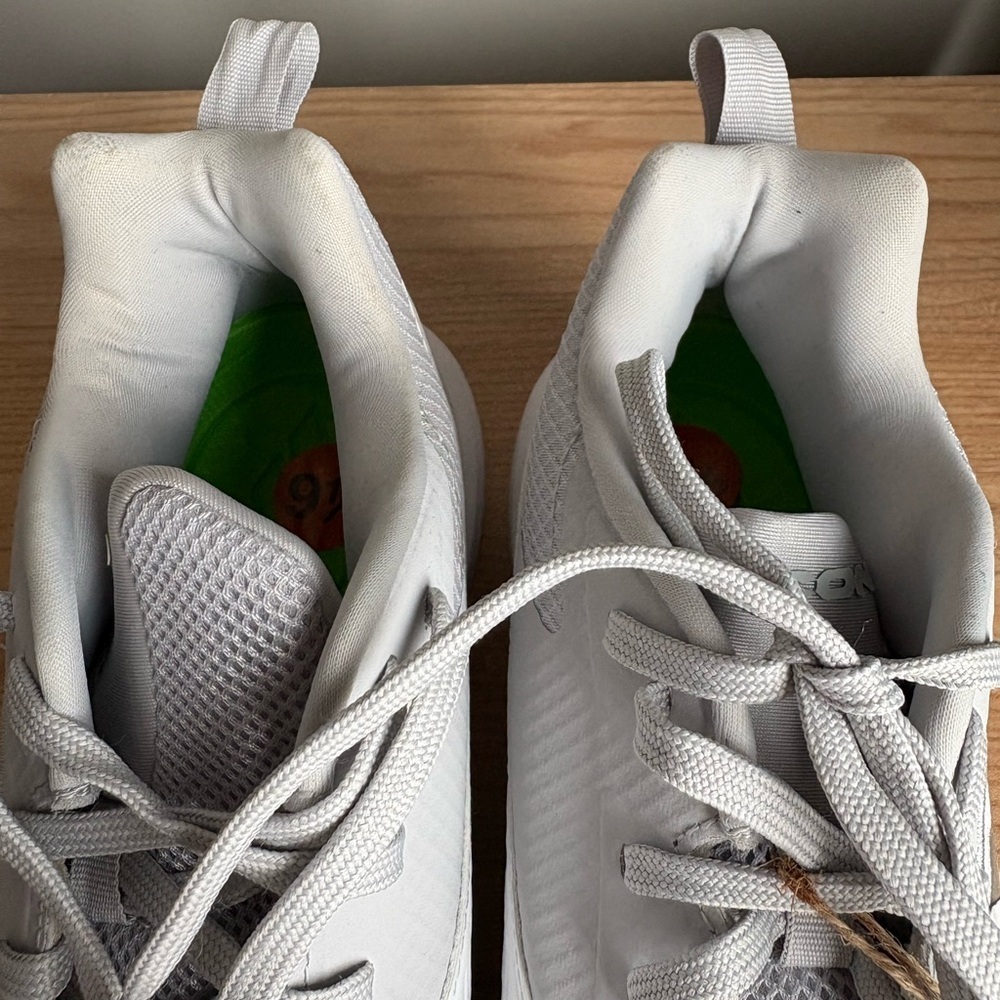 Adidas Silver and White ICON8 Baseball Cleats size 9.5 - Picture 7 of 13